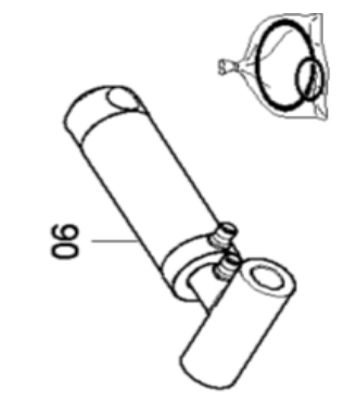 Laying machine roller oil cylinder part number 481