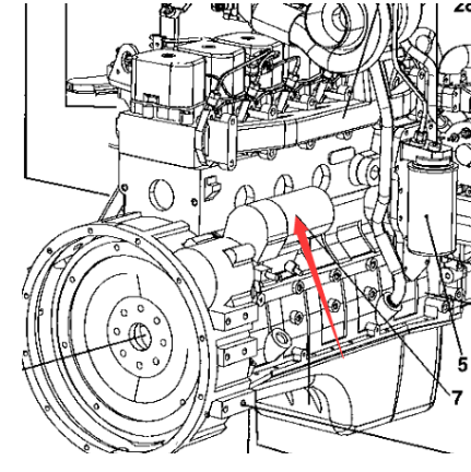 Laying machine starter part number 4700939504