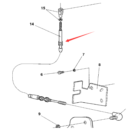 Roller walking cable part number 4700902191