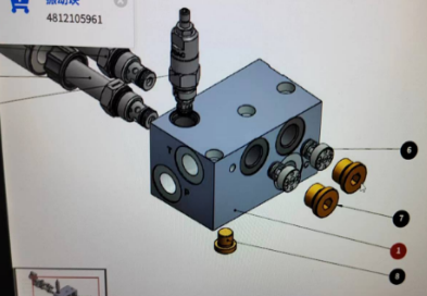 Road roller vibration valve repair kit part number