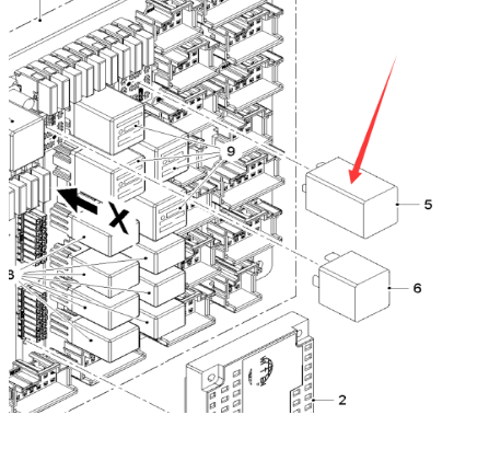 Part number D978064438 for the electric control mo