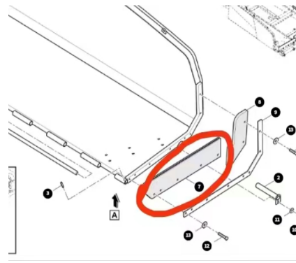 Part number 4720005638 for the active arch adjustm