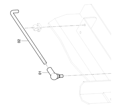 Paver engine bracket part number 4812041407