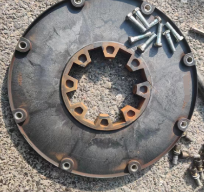 Paver flywheel connecting plate part number DF1450