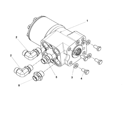 Road roller steering gear part number 4812266046