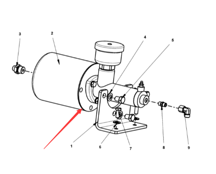 Road roller brake booster pump part number 4812266