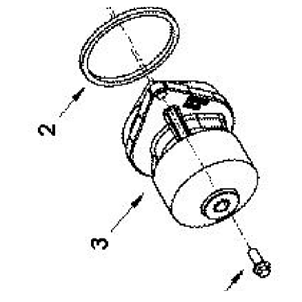 Roller engine cooling water pump part number 48122
