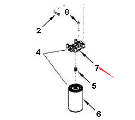 Laying machine manual oil pump part number 4812271