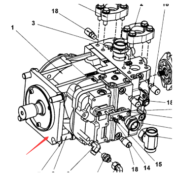 Paver walking pump part number 4812266042