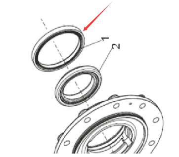 Paver oil seal part number 4812104410