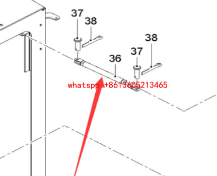 Imported milling machine engine gas spring 2122584