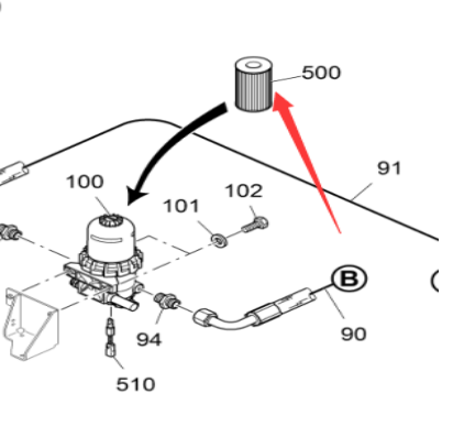 S2100-3 paver oil-water separator filter element 2