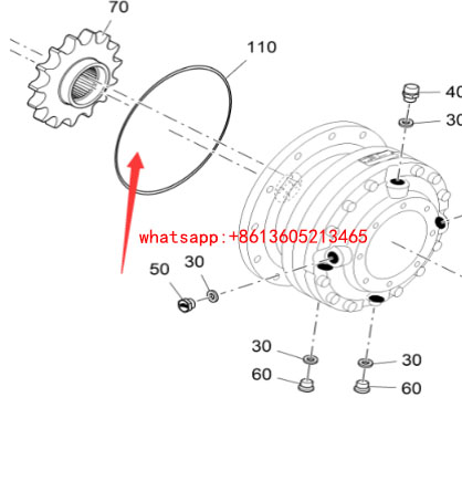 The sealing of the scraper reducer of the paver is