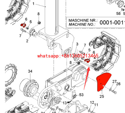 Hydraulic check valve 71368 for imported milling m