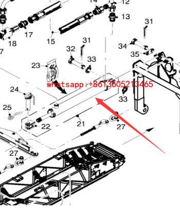 Milling machine material conveying belt lifting cy