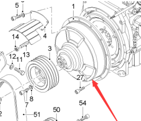 Milling hub clutch assembly 182230