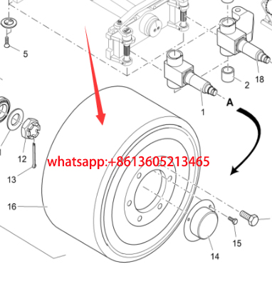 Imported paver front wheel tire 4602302086