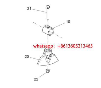 Fogg L paver connection sleeve, part number 207520