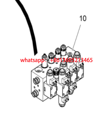 Imported paver HA2 solenoid valve assembly 2339202