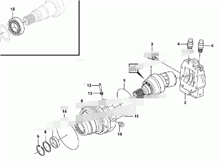 Vol-vo EC460 Travel motor VOE14569653 Excavator Tr
