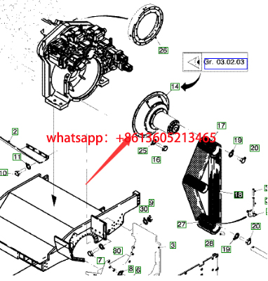 Imported milling machine clutch assembly part numb