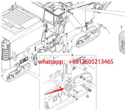 Imported milling machine support seat 2053061
