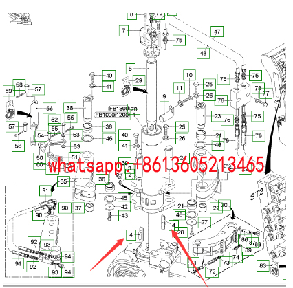 Guide key 153280 for imported milling machine