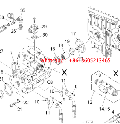 Imported milling machine slurry drive pump 138898
