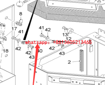 Milling machine engine gas spring 184858
