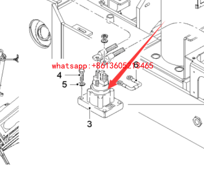 Milling machine battery switch 24V DC relay 74016