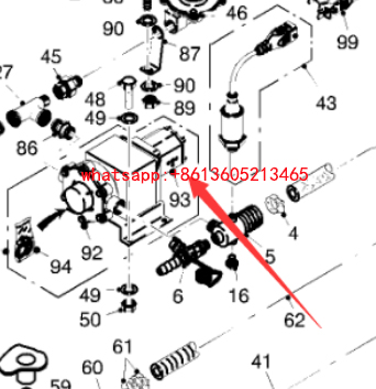 Milling machine milling depth regulator line 11783