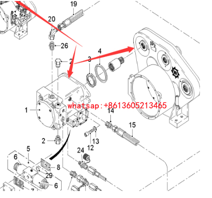 The imported milling machine feed belt drives the 
