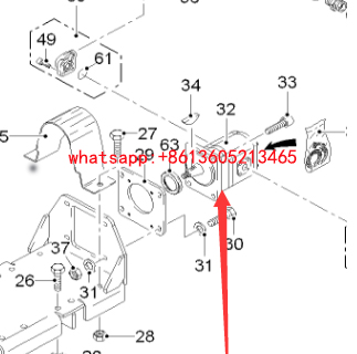 Milling machine water injection pump drive motor 1