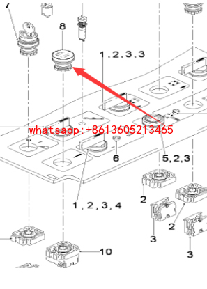 Part number 16637 for the front component of the m
