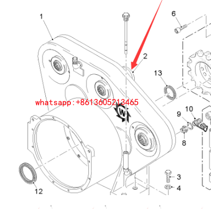 Milling machine hydraulic pump 167390