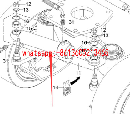 Imported milling machine steering cylinder 118415