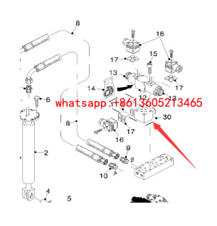 Imported milling machine height adjustment solenoi