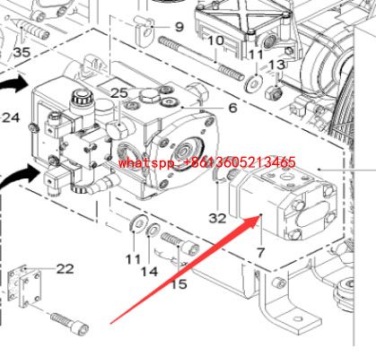 Imported milling oil cylinder gear pump 2057631