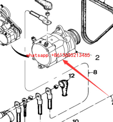 Imported milling machine 28V generator 77604