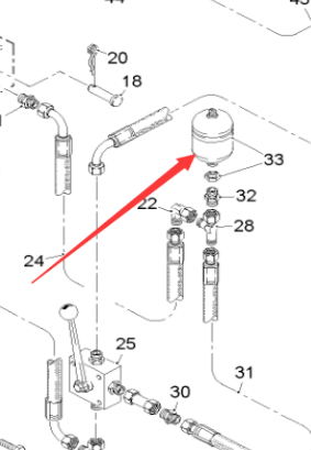 Imported milling machine milling drum accumulator 