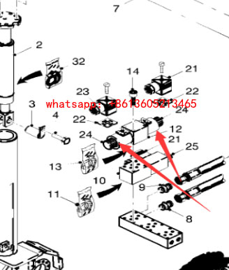 Grinding machine steering solenoid valve 97026