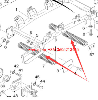 Grinding machine primary straight idler roller 146