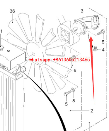 Imported milling machine engine fan motor 89818
