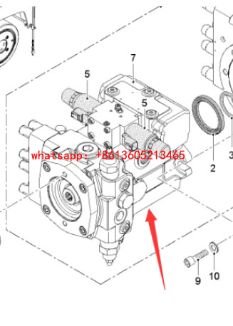 Imported milling machine行走 pump 2319548