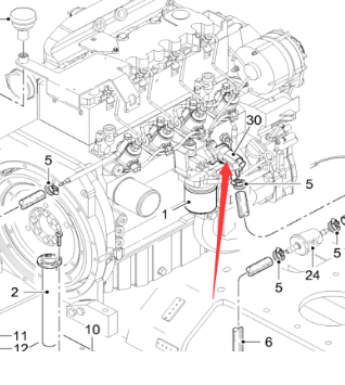 Imported milling machine oil pump 2064987