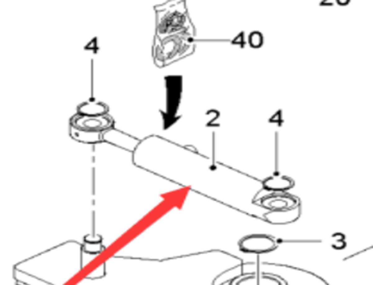 Grinding machine swing cylinder 2271984