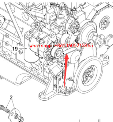 Grinding machine engine belt 2349234