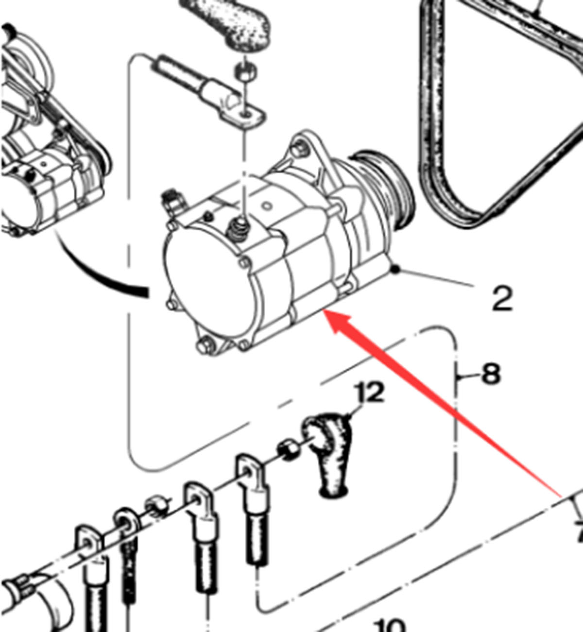 Imported milling machine 28V generator 162129