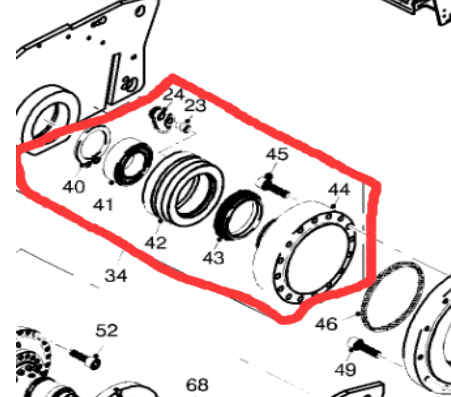 Grinding oil cylinder working pump 154412