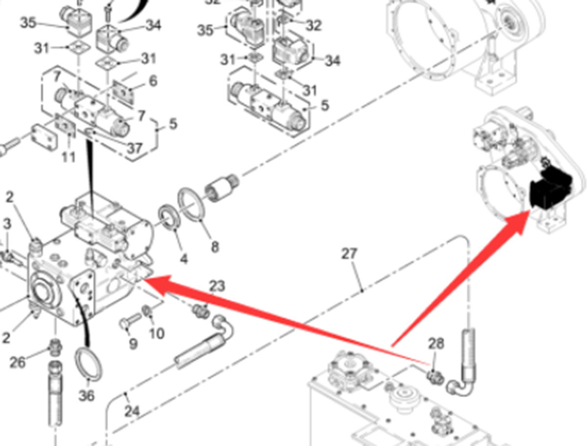 Grinding machine行走 pump 0137165